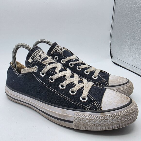 Converse Chuck Taylor All Star Womens Size 8 Black Low Top Shoes Casual Walking - Picture 1 of 13